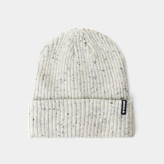 Rib Cuffed Beanie - Speckled Ash