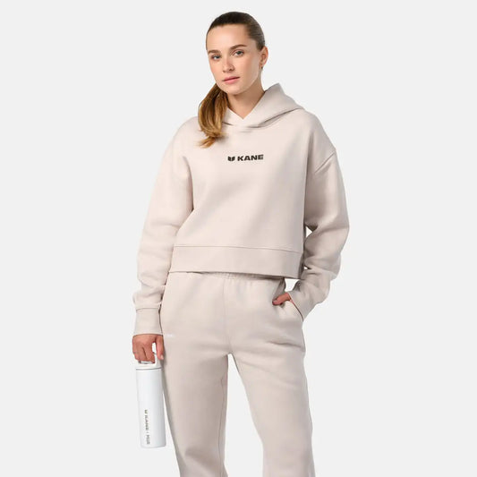 Women's CBB Crop Hoodie - Bone