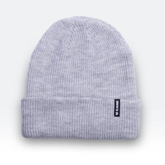 Rib Cuffed Beanie - Heather Gray